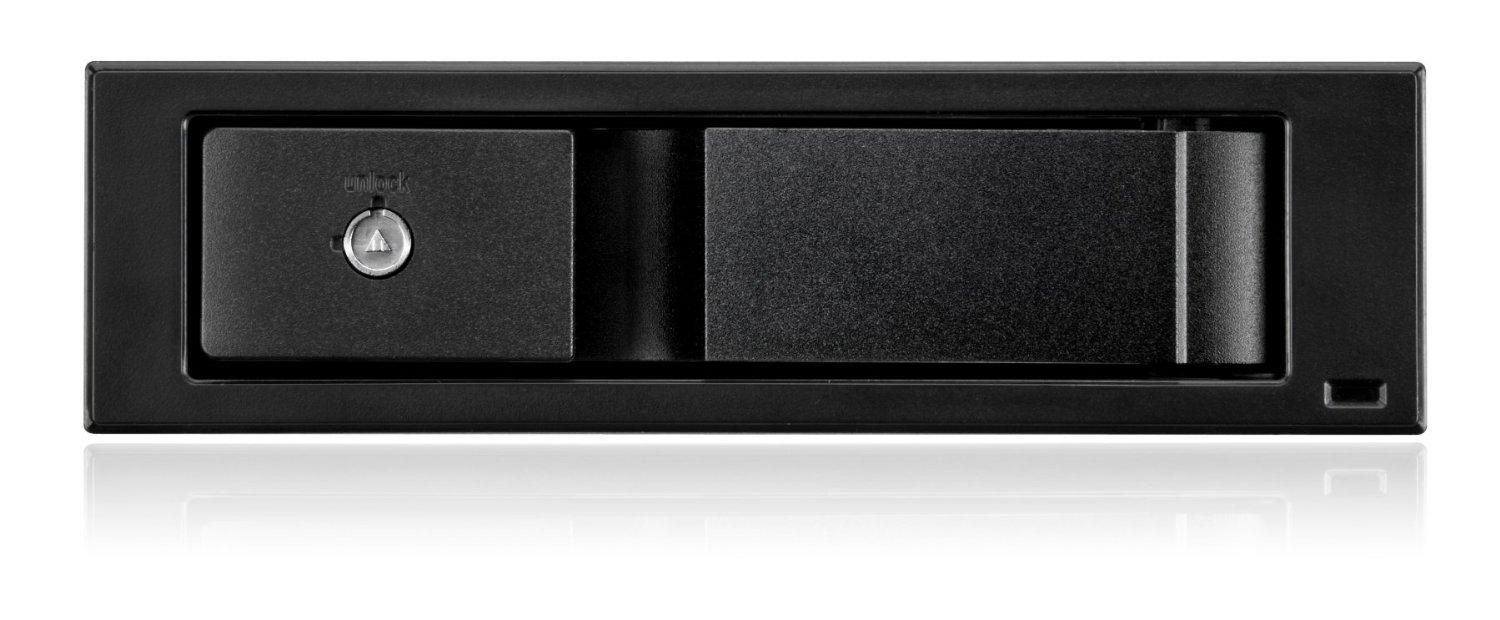 ICYBOX IB-158SSK-B Icy Box montavimo adapteris 5,25 skirtas 3,5 SATA HDD, juodas