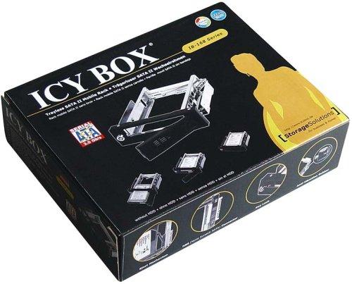 ICYBOX IB-168SK-B Icy Box Mobile Rack 5,25 skirtas 3,5 SATA HDD, juodas
