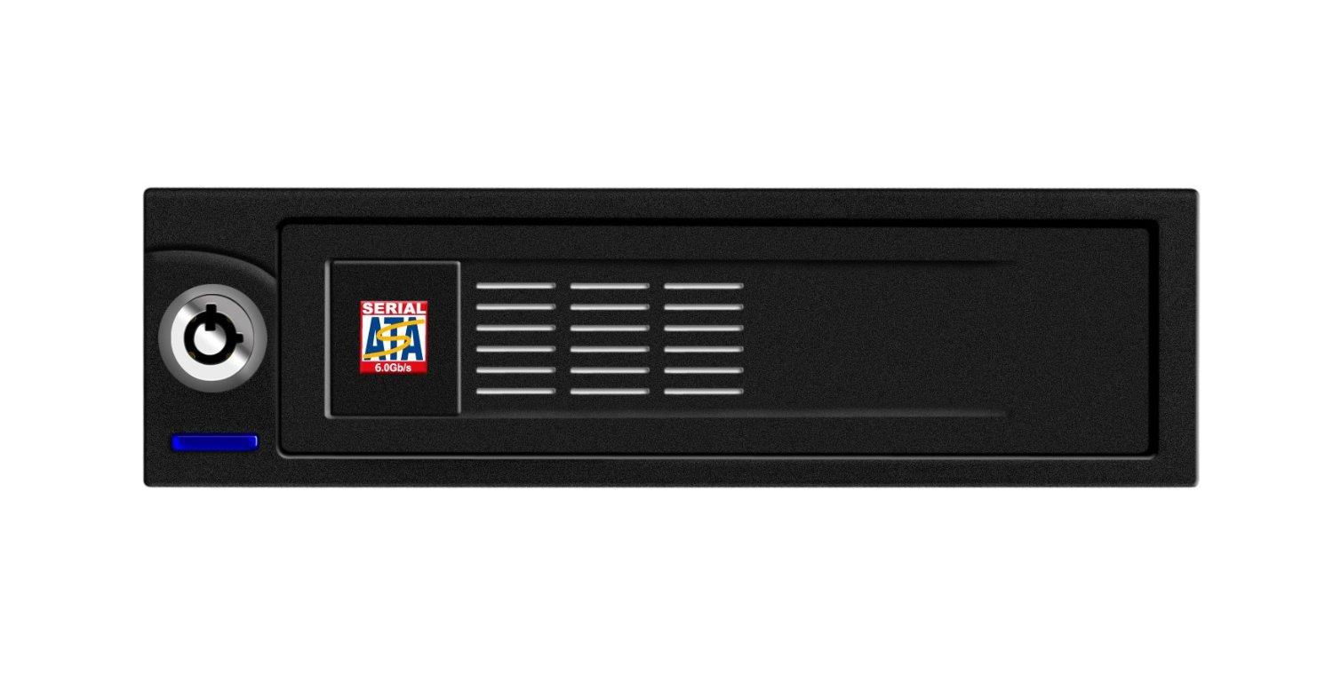 ICYBOX IB-170SK-B Icy Box Mobile Rack 5,25 skirtas 3,5 SATA HDD, ventiliatorius, juodas