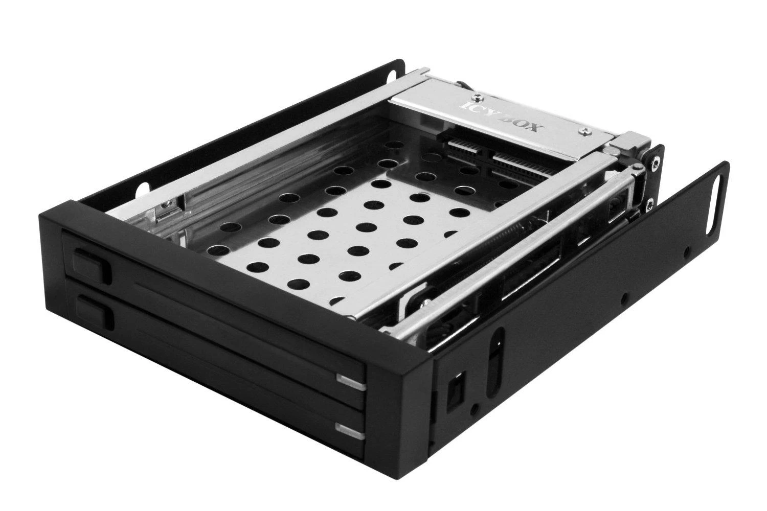 ICYBOX IB-2226StS Icy Box Mobilus stovas skirtas 2x 2,5 SATA HDD arba 3,5 SSD, Juodas