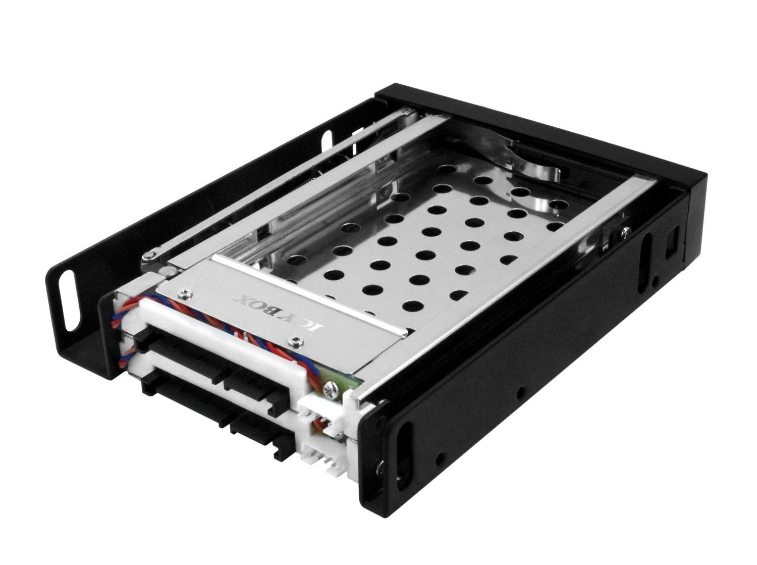 ICYBOX IB-2226StS Icy Box Mobilus stovas skirtas 2x 2,5 SATA HDD arba 3,5 SSD, Juodas