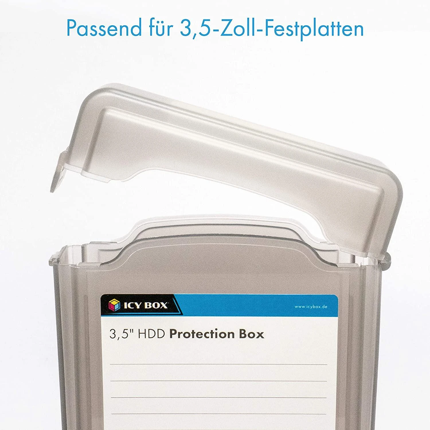 ICY BOX IB-AC602b Apsaugos dėžutės rinkinys 6 vnt 3,5 colio HDD