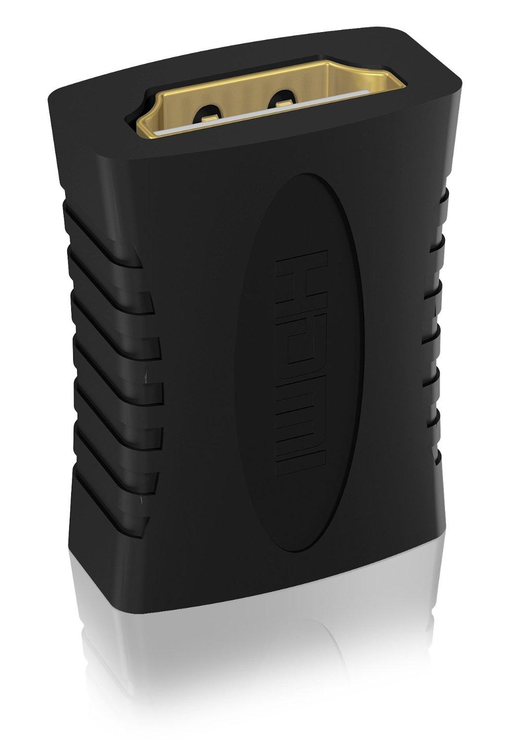 Icy Box AV adapteris HDMI – HDMI juodas (31604)