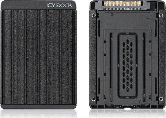 Carruzzo Icy Dock MB705M2P-B saugojimo diskų korpusas SSD korpusas Juoda M.2