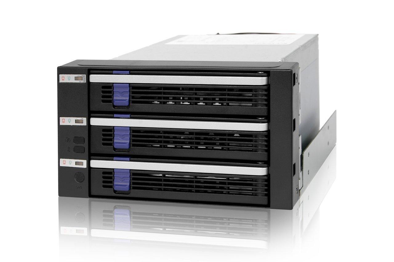 Nezatříděno „Icy Dock“ vidinis korpusas, skirtas 3 x 3,5 colių SATA, „Raid Backplane“ (MB153SP-B)