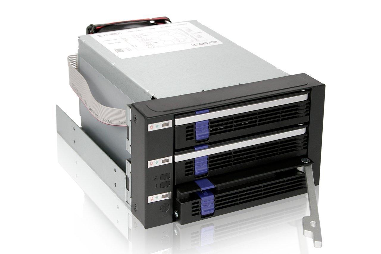Nezatříděno „Icy Dock“ vidinis korpusas, skirtas 3 x 3,5 colių SATA, „Raid Backplane“ (MB153SP-B)