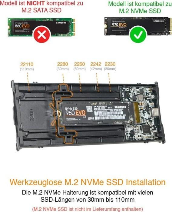 Nezatříděno „Pocket Icy Dock M.2 PCIE NVME“ – USB-C 3.2 Gen 2 Nano (MB861U31M2B)