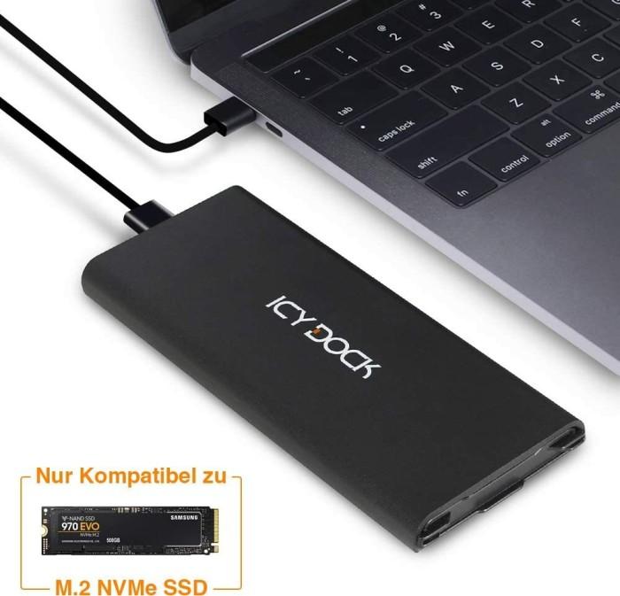 Nezatříděno „Pocket Icy Dock M.2 PCIE NVME“ – USB-C 3.2 Gen 2 Nano (MB861U31M2B)