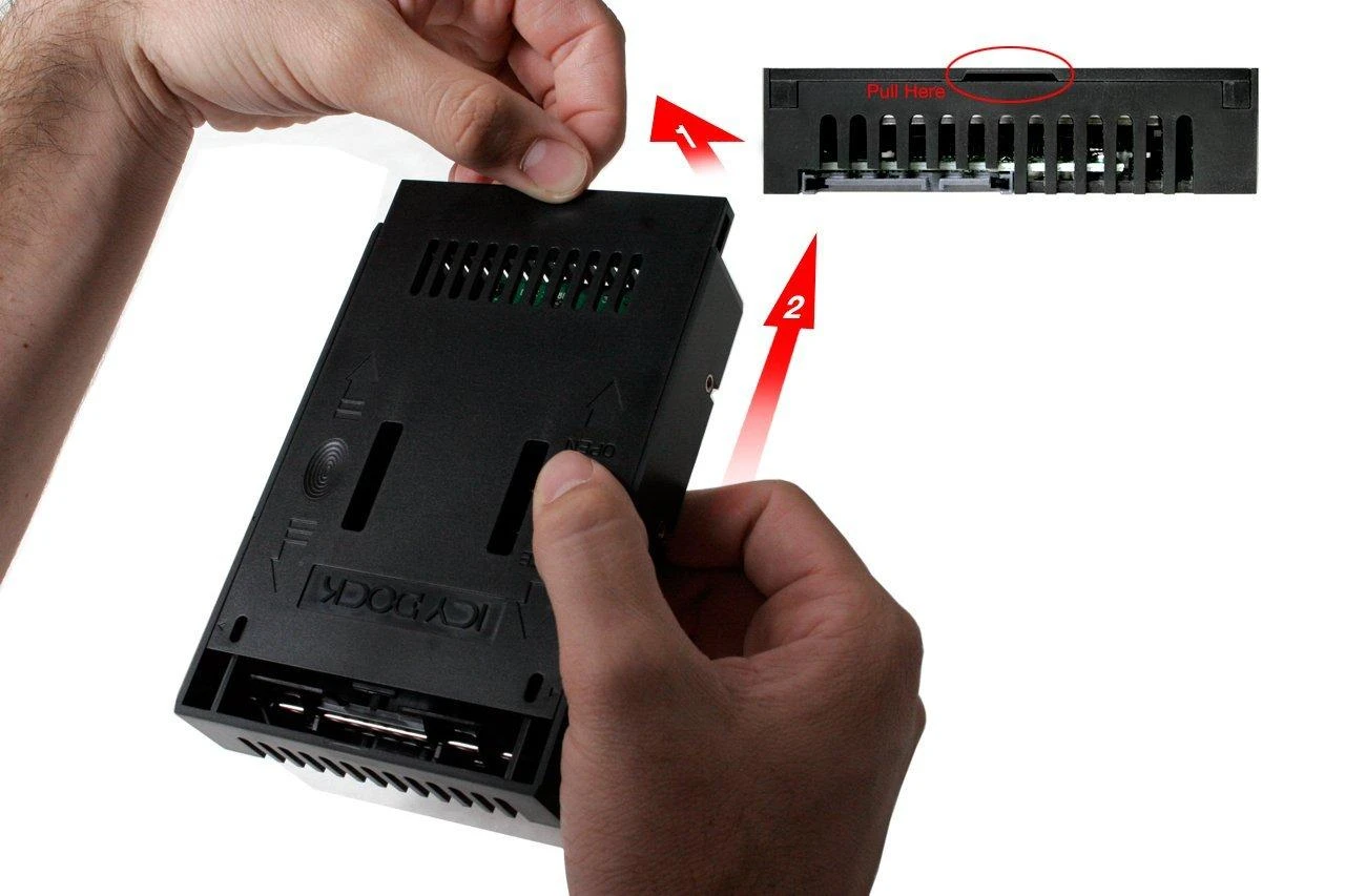 Nezatříděno Kištukinis Icy Dock 3.5 "2,5" SATA HDD & SSD EZKonvertuoti disko (MB882SP- 1S- 1B)