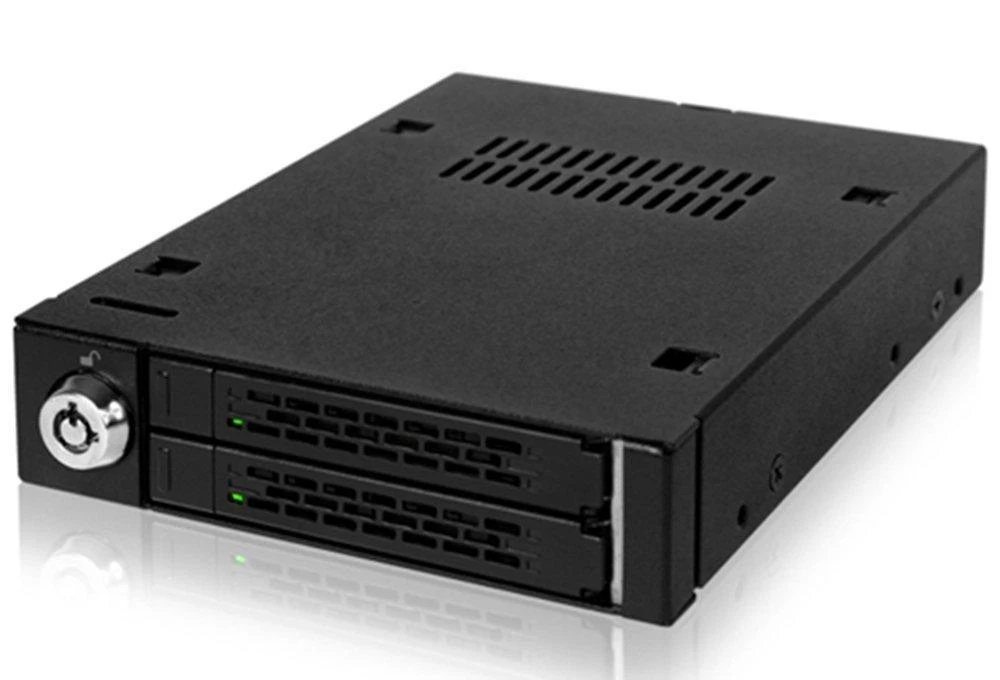 IcyDock „Icy Dock MB992SK-B“, 2 x 2,5 colio, SAS ir SATA