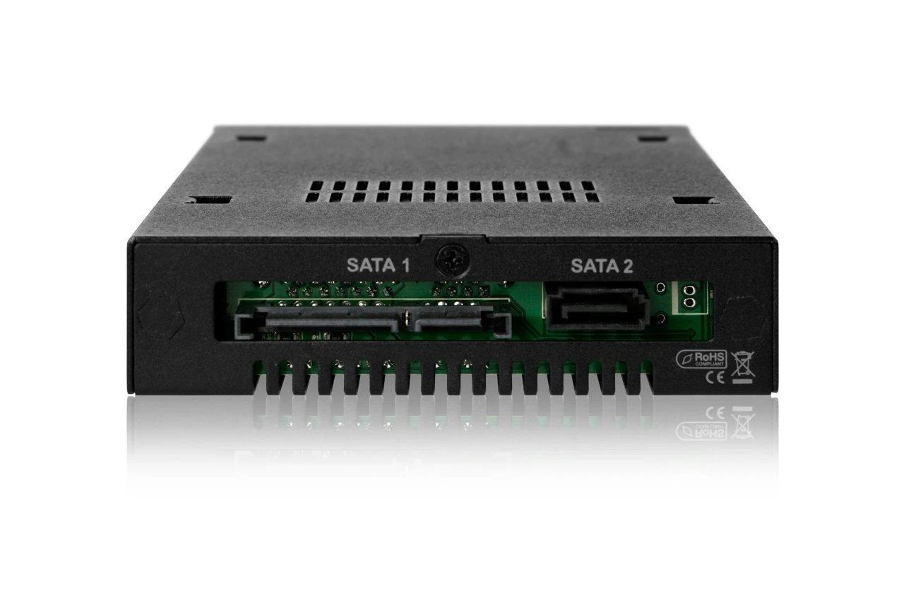 IcyDock „Icy Dock MB992SK-B“, 2 x 2,5 colio, SAS ir SATA