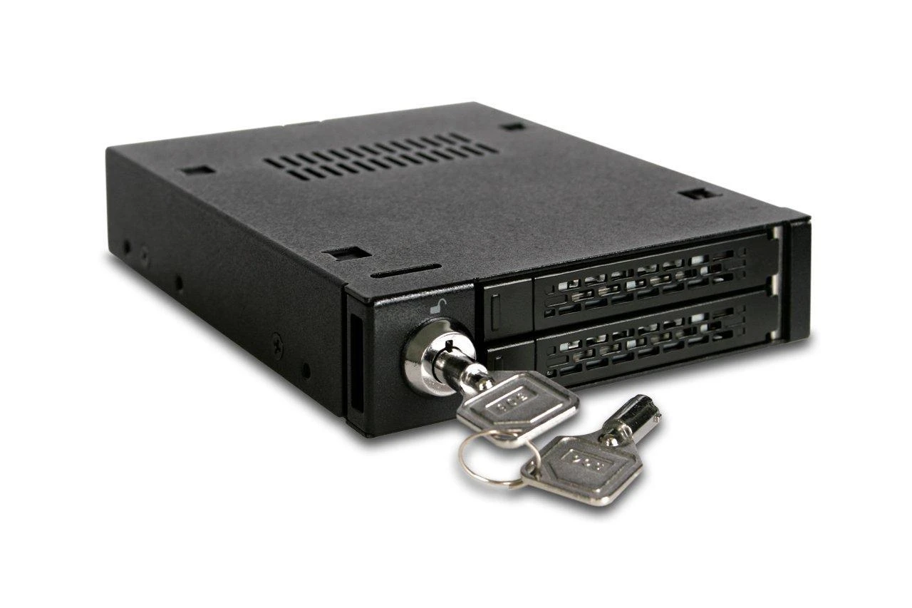 IcyDock „Icy Dock MB992SK-B“, 2 x 2,5 colio, SAS ir SATA