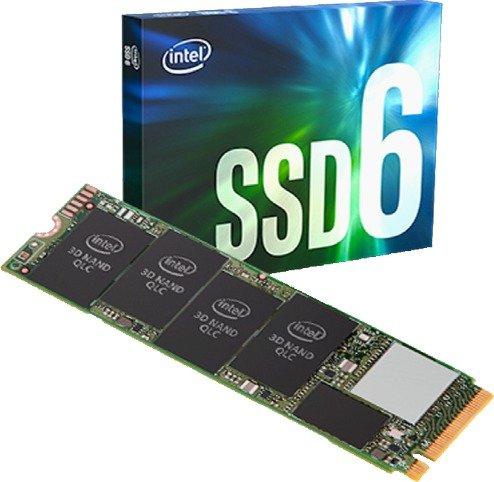 „Intel“ SSD 660p serijos (1,0 TB, M.2 80 mm PCIe 3.0 x4, 3D2, QLC) mažmeninės prekybos dėžutės vienas paketas