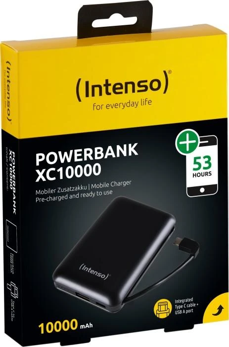 Powerbank Intenso XC10000 10000mAh Juodas