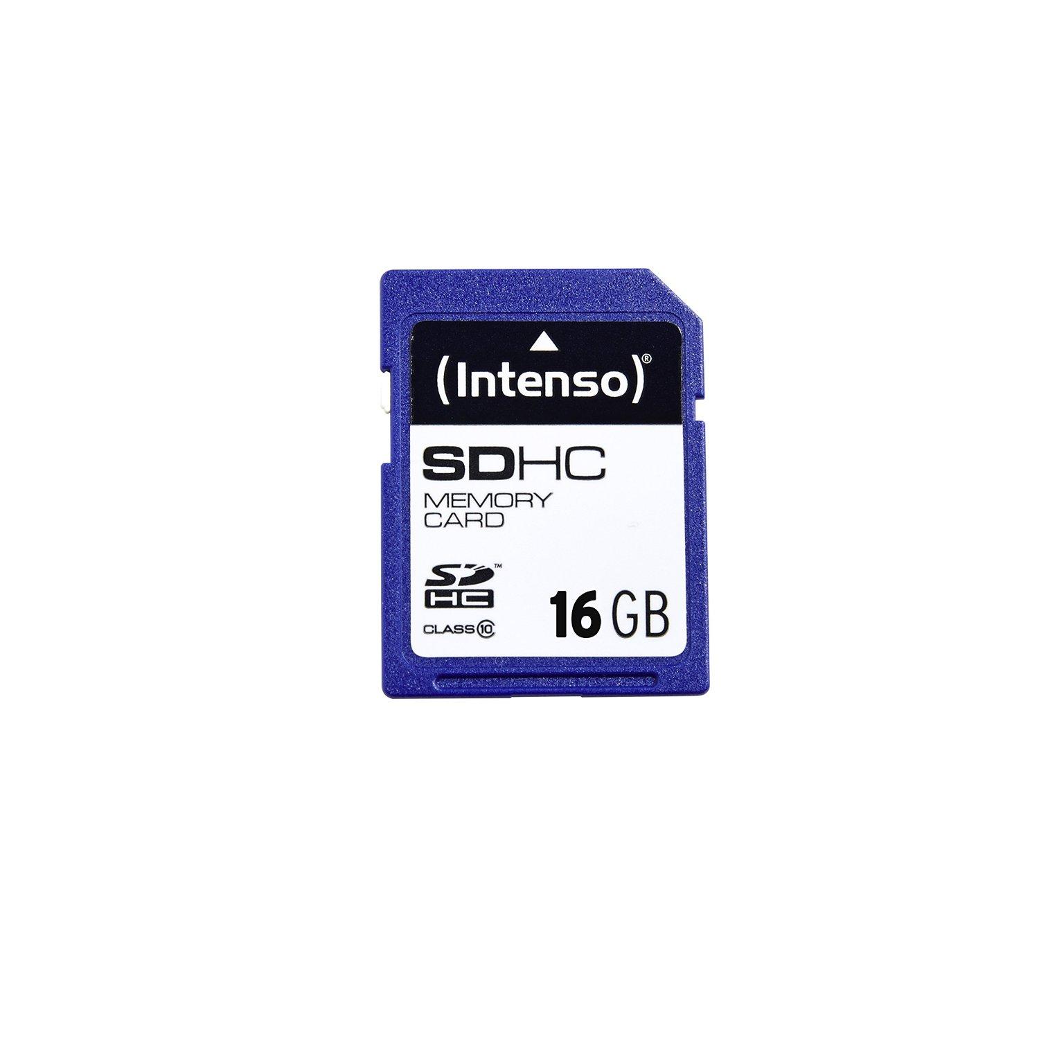 Atminties kortelė „Intenso“ SDHC kortelė, 16 GB, 10 klasė