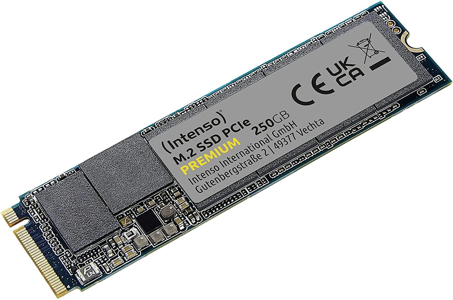 Intenso Premium 250 GB, SSD - PCIe 3.0 x4, NVMe 1.3, M.2 2280