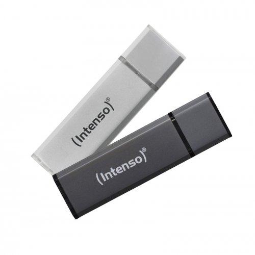 PAMIĘĆ USB USB2 64GB Sidabrinis 3521492 INTENSO