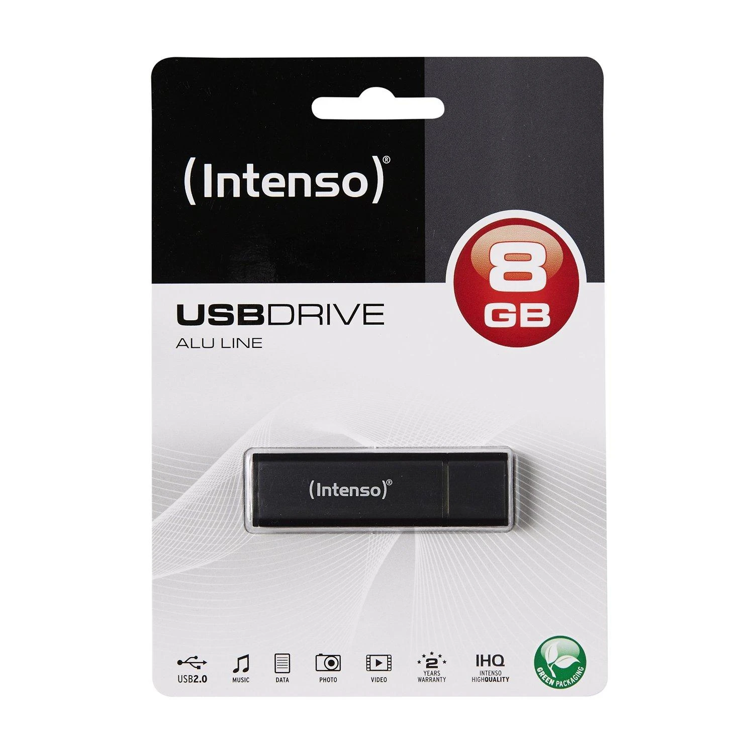 INTENSO 3521461 Intenso pendrive USB ALU LINE ANTHRACITE 8GB