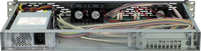 Serveris Inter-Tech 1U K-125L, Server-case - juodas, 1 Hheneinheit