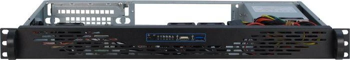 Serveris Inter-Tech 1U K-125L, Server-case - juodas, 1 Hheneinheit