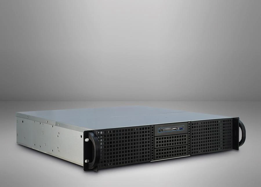 Inter-Tech 2U 20240, Server-case - juodas, 2 Hheneinheiten