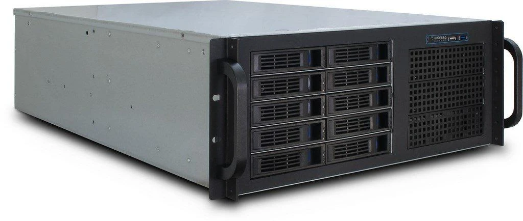 Inter-Tech 4U 4410, Server-case - juodas, 4 Hheneinheiten