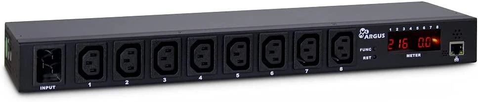 ITT Inter-Tech SW-0816 maitinimo paskirstymo įrenginys 8 AC išvestis(ys / čių) Juoda