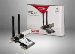 Inter-Tech Wi-Fi 5 PCIe Adapteris DMG-32 2dBi Antenne 650Mbps retail
