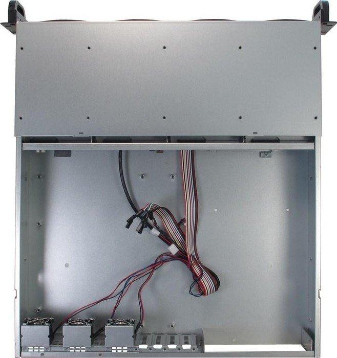 Serveris Inter-Tech IPC 2U-2404L SATA, Server-case - juodas, 2 Hheneinheiten