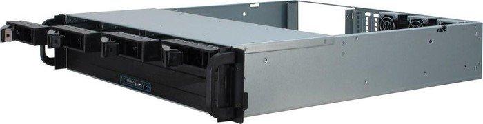 Serveris Inter-Tech IPC 2U-2404L SATA, Server-case - juodas, 2 Hheneinheiten