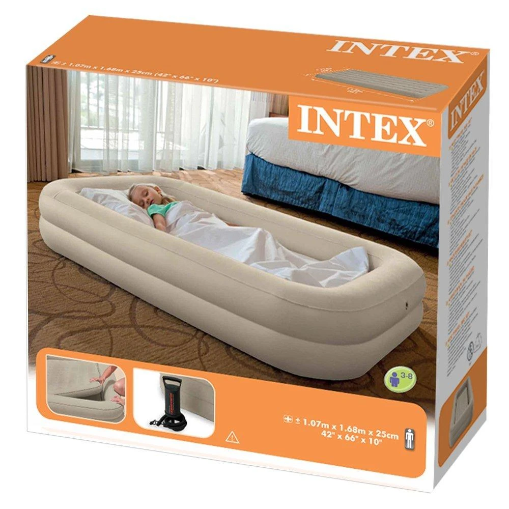 Intex Pripučiamas čiužinys-lova vaikams 66810NP 107x168x25cm 3-6m.