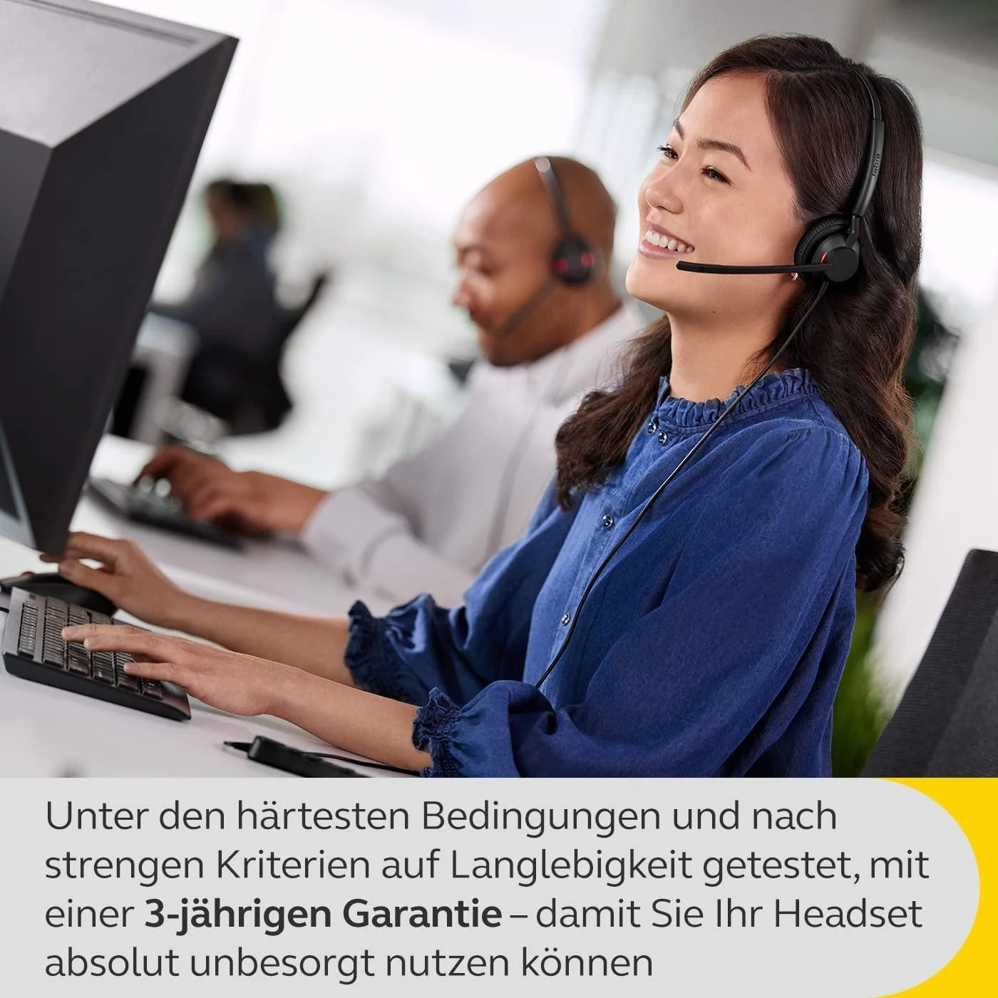 Ausinės Jabra Engage 40 Stereo, laidinės, Juodos