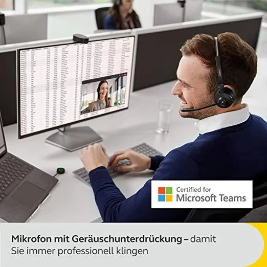 Jabra Engage 55 MS, ausinės (juodas, USB-A, mono)