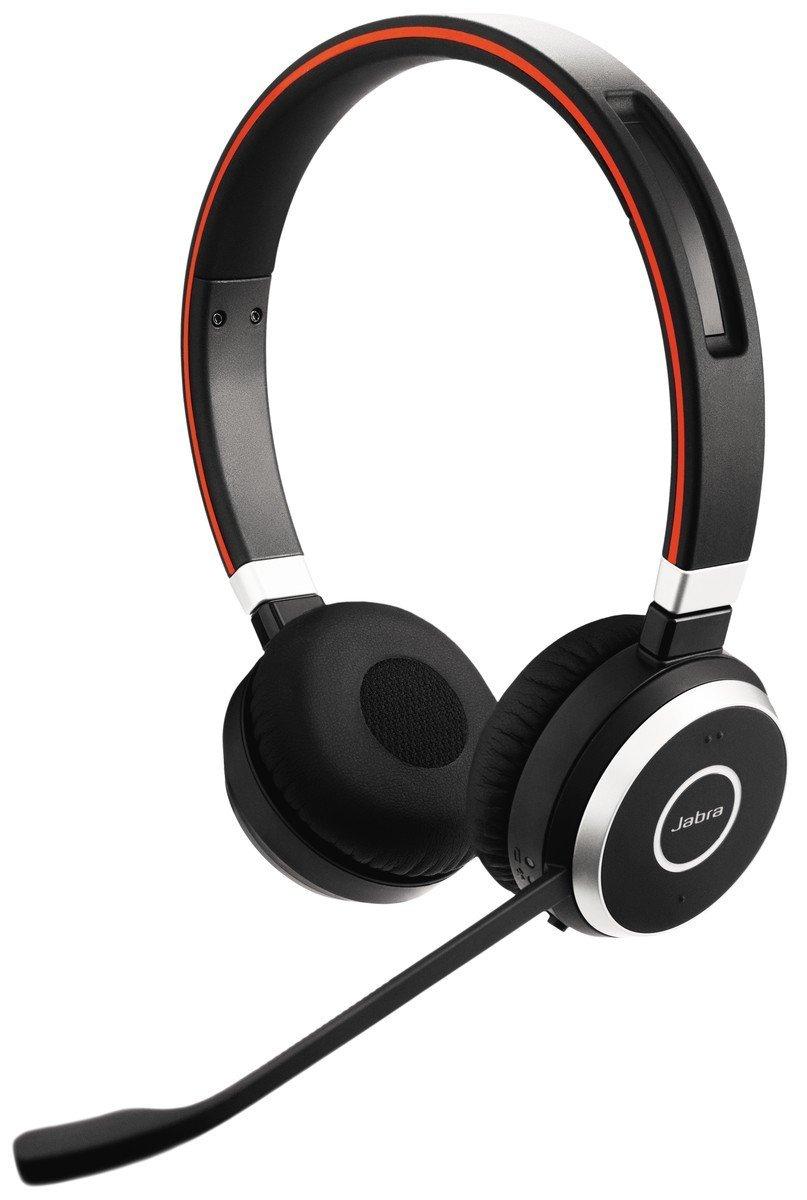 Jabra Evolve 65 UC Stereo - Ausinės - su lankeliu ant galvos - Office/Call center - Juodas - Dvipusės - China