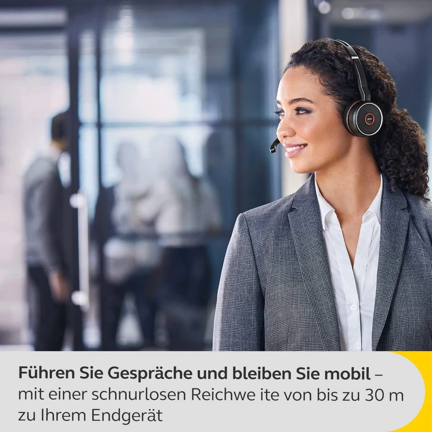Belaidės ausinės su mikrofonu Jabra Evolve 75 SE UC Stereo, Bluetooth, With Charging Stovas
