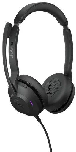 Jabra Evolve2 30 UC Stereo USB-A - su laidu ant ausų dedamos ausinės