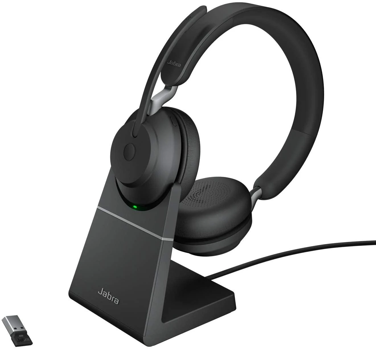 Jabra Evolve2 65 UC Stereo - Ausinės - with stand