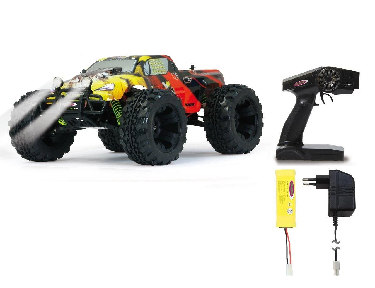 Jamara Tiger Monstertruck, 1:10, 4WD, LED, NiMh, 2.4G (503853)