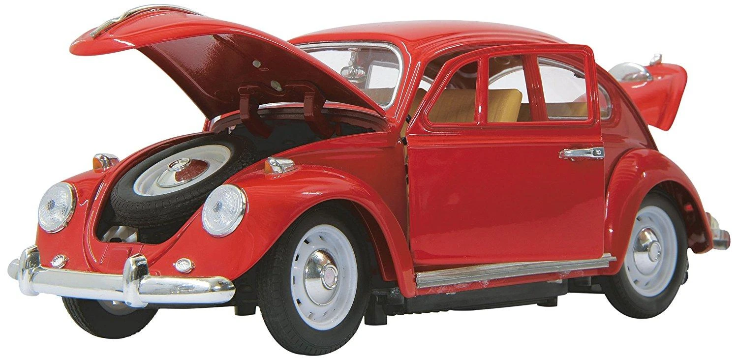 Jamara VW Beatle 1:18, 27MHz, raudona (405110)