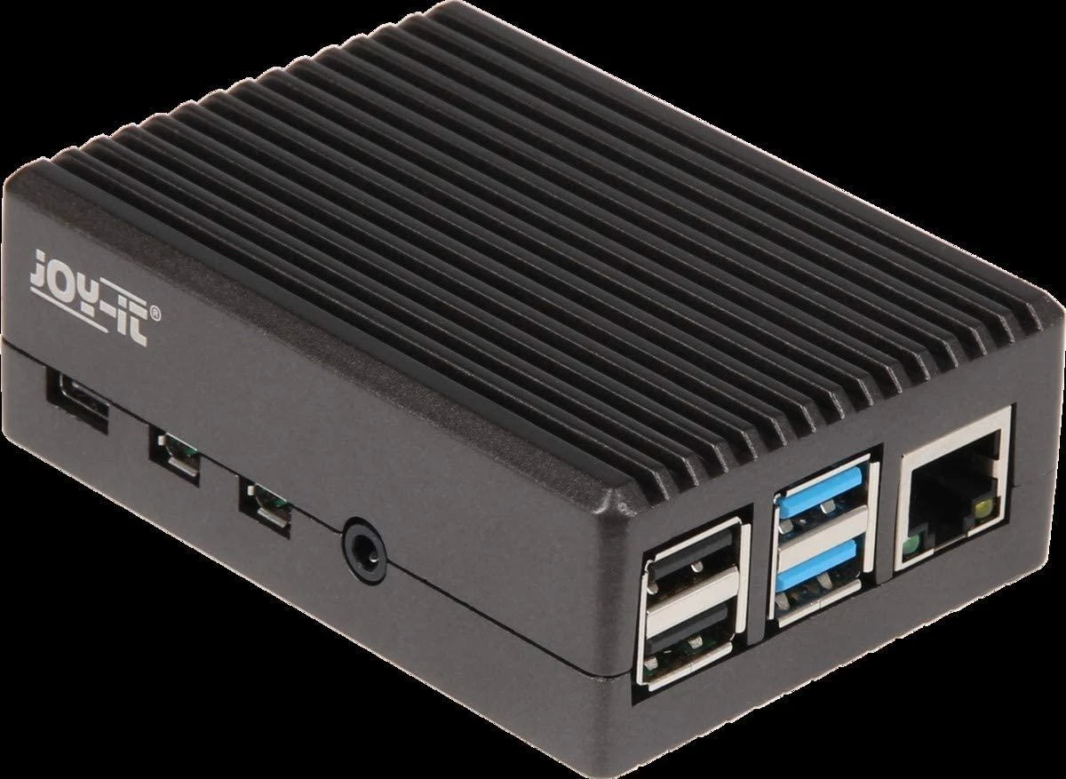 Raspberry Pi 4 B aliuminio korpusas su aušinimo briaunomis