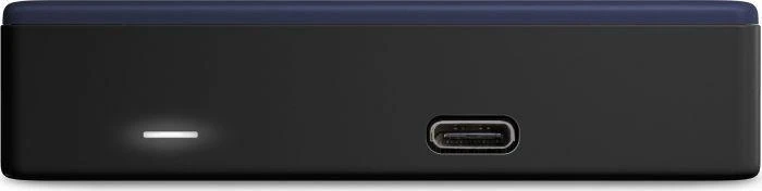 Kietasis diskas Western Digital My Passport Ultra 4TB Mėlyna USB-C/USB3.0 HDD 2,5 colio metalo apdaila RTL nešiojamas išorinis