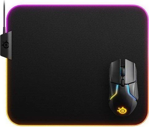 Medžiaginis pelės kilimėlis žaidimams SteelSeries QcK Prism Cloth RGB M