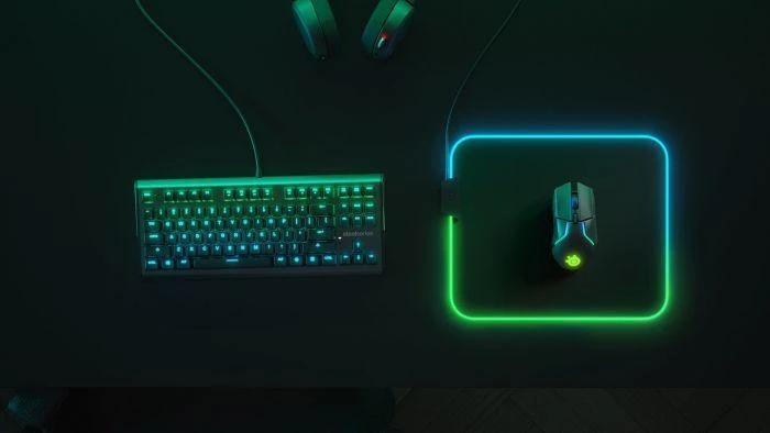 Medžiaginis pelės kilimėlis žaidimams SteelSeries QcK Prism Cloth RGB M