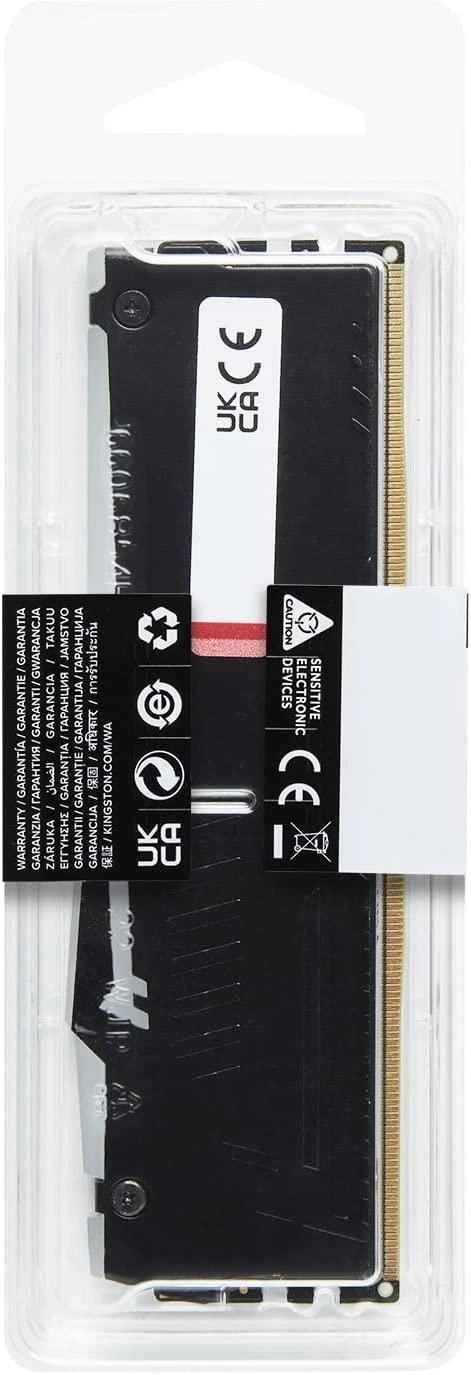 RAM „Kingston KF556C40BBA-16“ 16 GB 5600 MT/s DDR5 CL40 DIMM FURY Beast RGB | Kingstonas