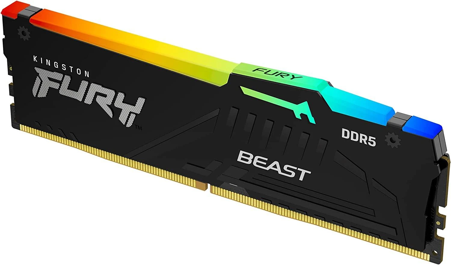RAM „Kingston KF556C40BBA-16“ 16 GB 5600 MT/s DDR5 CL40 DIMM FURY Beast RGB | Kingstonas