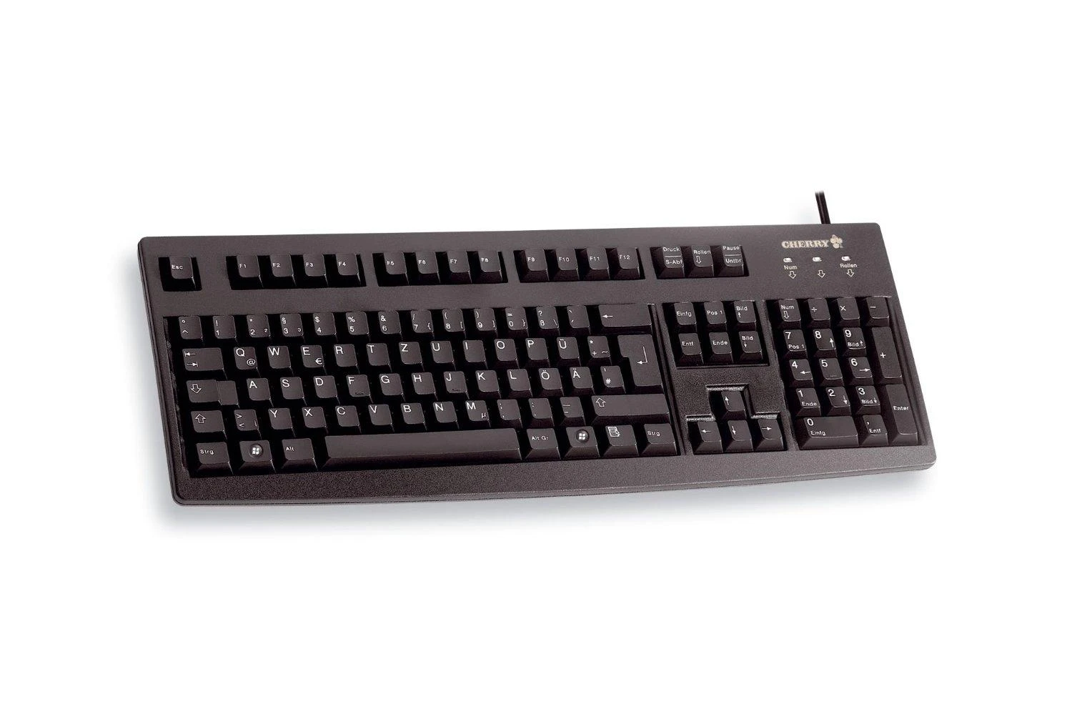 Klaviatūra Cherry G83-6105Lunfr2 FR USB Juodas