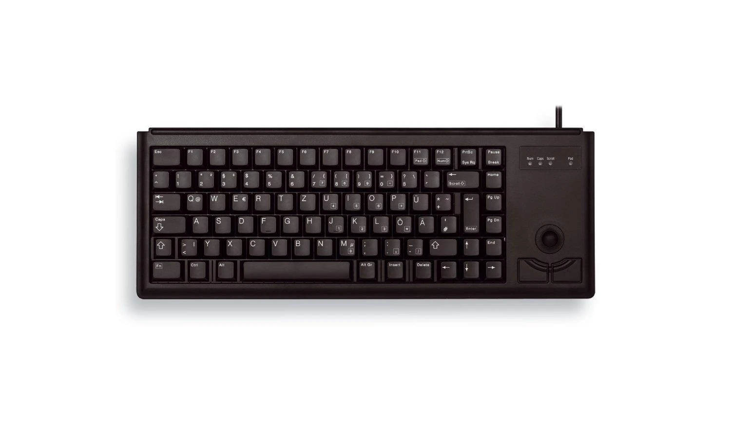 CHERRY G84-4400 klaviatūra USB Juoda