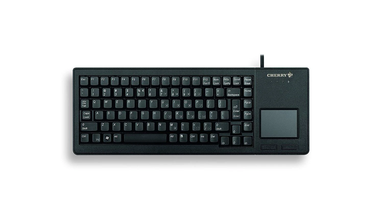 CHERRY XS TOUCHPAD Juodas - Klaviatūra USB GERMAN
