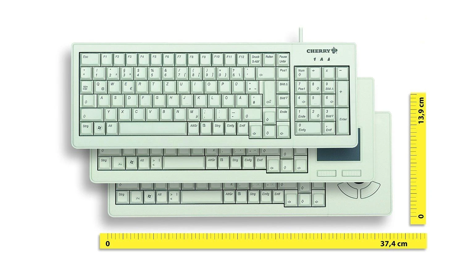 Klaviatūra Cherry G84-5500LUMDE-0 USB beige