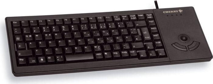 CHERRY XS Trackball klaviatūra USB QWERTY Anglų (JAV) Juoda